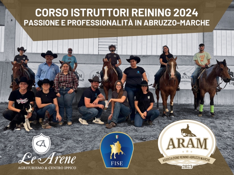 Corso per Istruttori di Primo Livello Reining a Corropoli: un successo di collaborazione e professionalità!