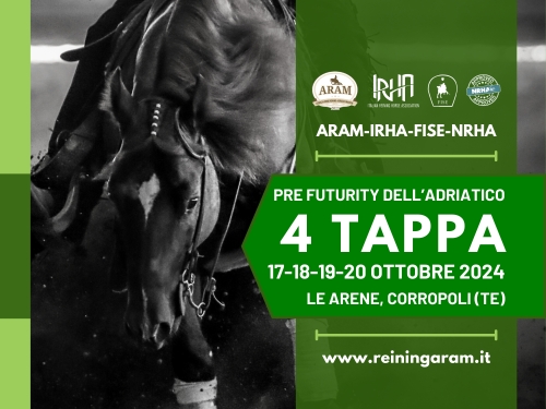 Pre Futurity dell&#039;Adriatico e 4 show ARAM-IRHA-FISE 2024